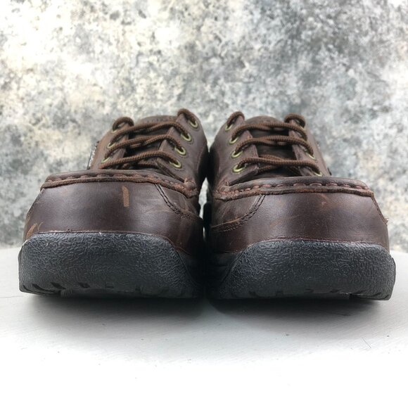 Florsheim Unisex Size 8M 10W Polaris Copper Brown Leather Supreme Canoe Oxfords main image 9